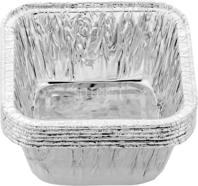 "Aluminum Square Pan 4.25"""""