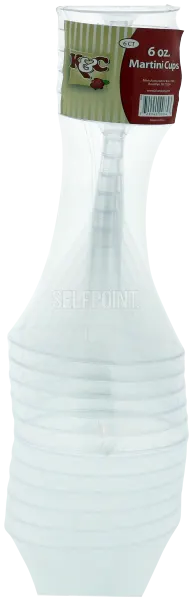 Clear Martini Cups 6 oz