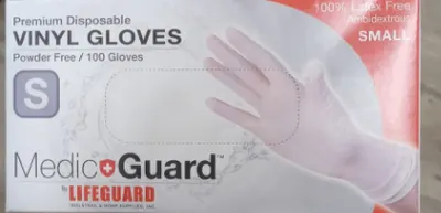 Small Vinyl Powder Free Gloves