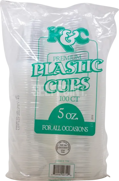 5 oz Plastic Cups 100 ct [KFP]