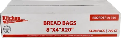 Bread Bags 8" x 4" x 20"