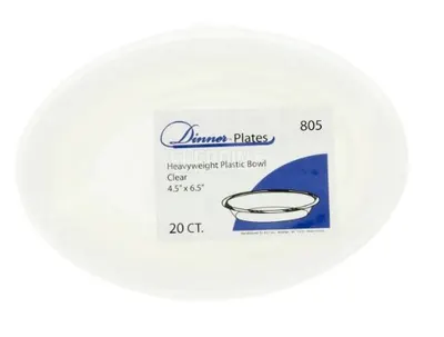Small Clear Serving Boat