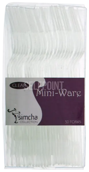 Mini Ware clear Forks