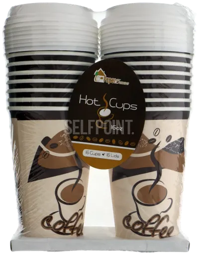 16 oz Hot Cups With Lids