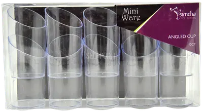 Mini Ware Clear Angled Cup