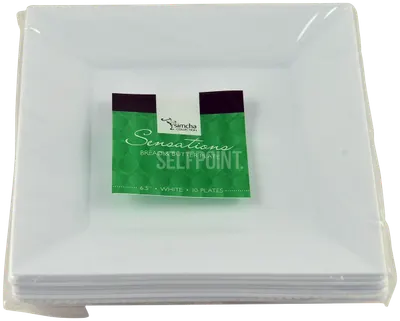 Square Bread & Butter Plate 6.5" White