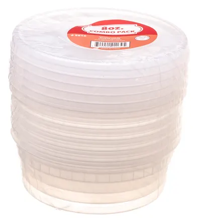 8 oz Combo Containers 6 ct