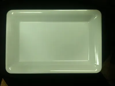 Oblong White Serving Tray