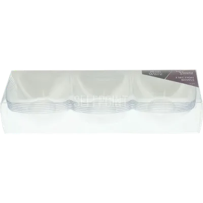 Mini Ware Clear Bowl 3 Section