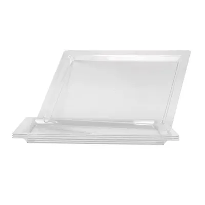 "16: x 11"""" Plastic Serving Trays 4 pack"
