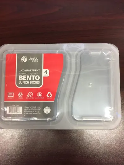 Bento Lunch Boxes 2 Compartment