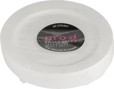 "White 7.5"""" Salad Plates"