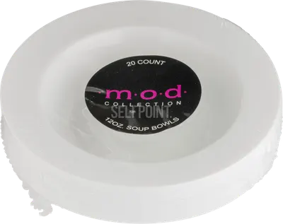 White 12 oz Soup Bowls