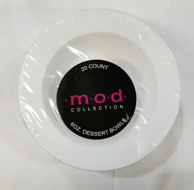 White 6 oz Dessert Bowls
