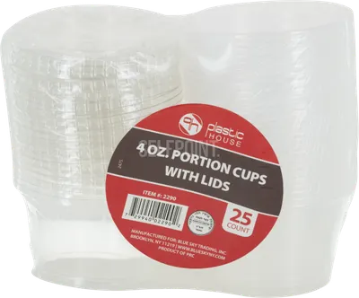 4 oz Portion Cups with Lids