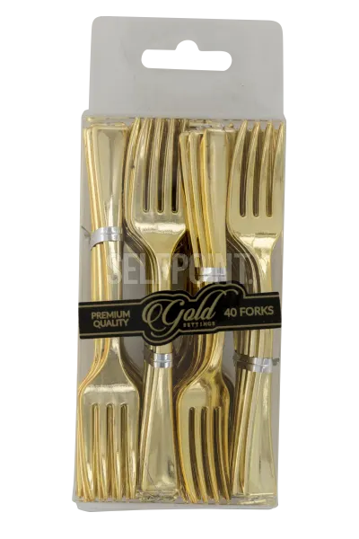 Mini Gold Forks
