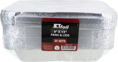 "9"""" x 13"""" Aluminum Pans & Lids"