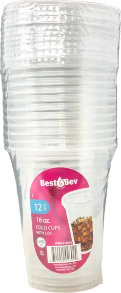 16 oz Cold Cups & Lids