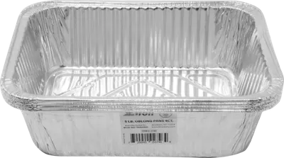 5 lb Oblong Pans 4 ct