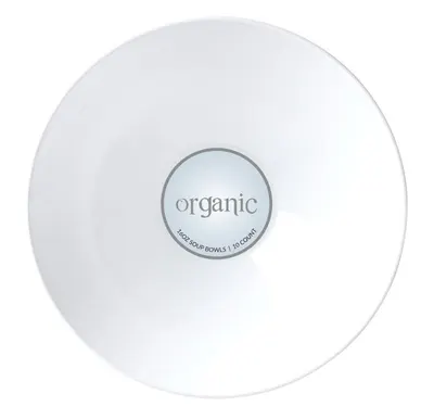 16 oz Organic White Bowls 10 ct