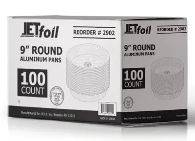 "Round Aluminum Pans 9"""""
