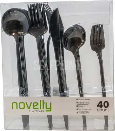Black Cutlery Combo