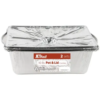 Aluminum Pots Rectangle 10 Lb