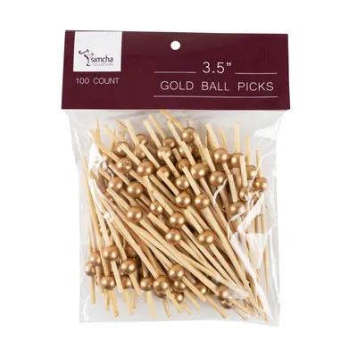 "3.5"""" Gold Ball Pickls"