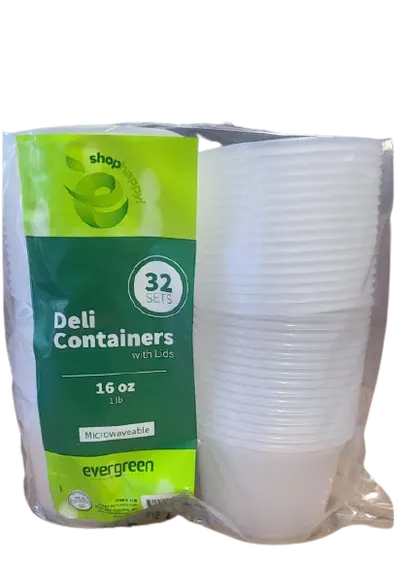 Deli Containers 16 oz 32 Ct