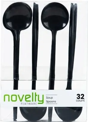 Soup Spoons Black
