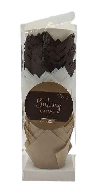 Baking Cups Tulip Solid Large