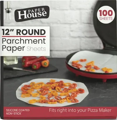 "12"""" Round Parchment Paper Sheets"
