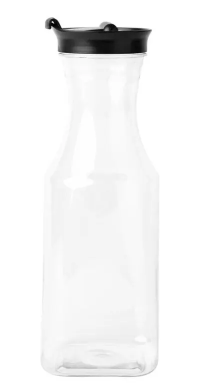 Pitcher Square with Lid Black