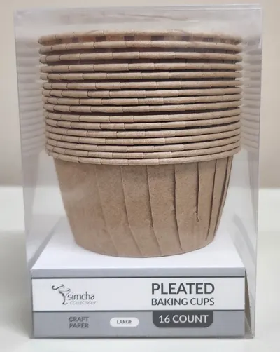 Baking Cups Pleated Large Craft Paper