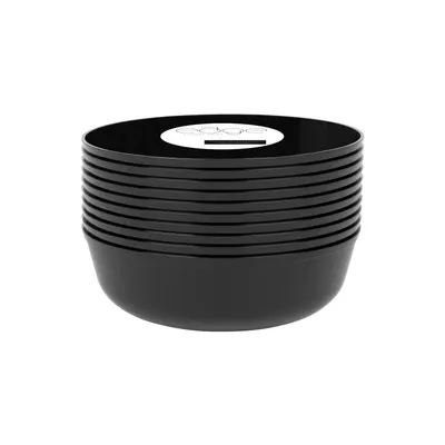 Black Soup Bowls 10 ct