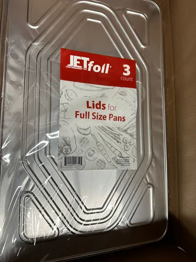 Lids for Full Size Aluminum 3 ct