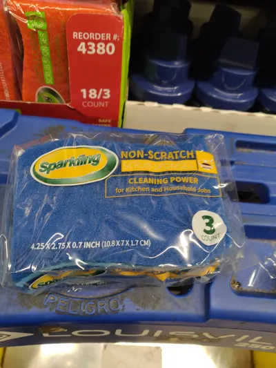 Scrub Sponges Non-Scratch Blue