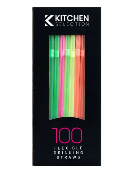 Flexible Drinking Straws 100 pk