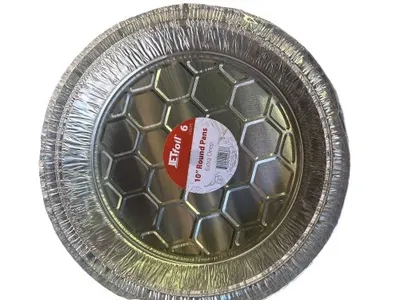 "10"""" Round Pans Extra Deep 6 ct"