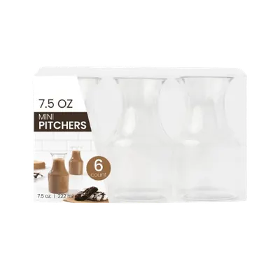 7.5 oz Mini Pitchers 6 ct