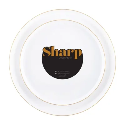 "8"""" Lunch & 10"""" Dinner Plates 20 ct"