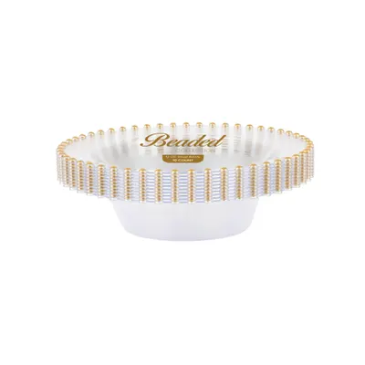 12 oz Clear/Gold Bowls 10 ct