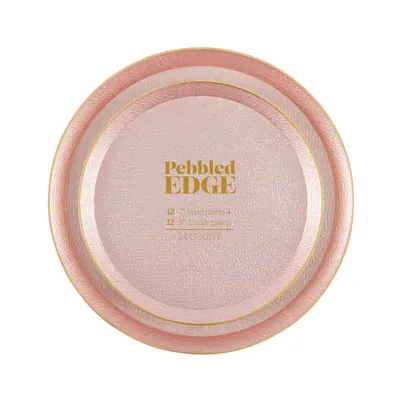 "7"""" Salad + 9"""" Dinner Plates 24 ct"