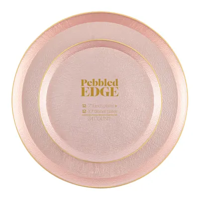 "7"""" Lunch & 10"""" Dinner Plates 24 ct"