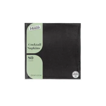 25 cm x 25 cm Cocktail Napkins 80 ct