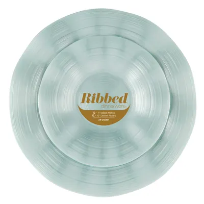 "7"""" Salad & 10"""" Dinner Plates 24 ct"