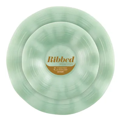"7"""" Salad & 10"""" Dinner Plates 24 ct"
