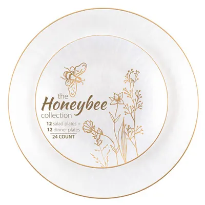 Salad + Dinner Plates 24 ct