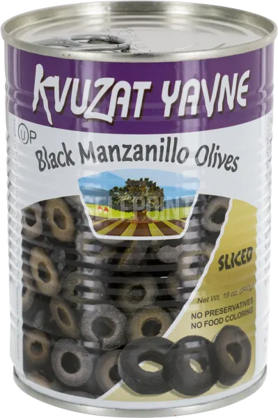 Sliced Black Manzanillo Olives