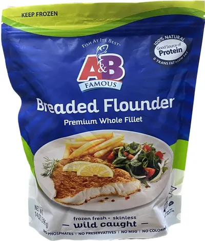Breaded Flounder Whole Fillet